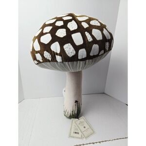 John Derian Target throw decorative pillow mushroom brown
